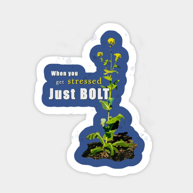 Just Bolt Sticker by Backyard Gardens